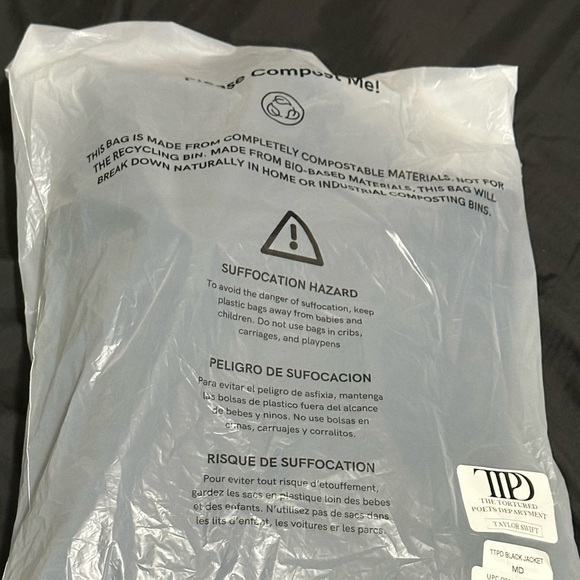 Taylor Swift TTPD Medium Jacket *PATCHES NOT INCLUDED!* - Picture 5 of 8